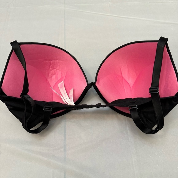 Victoria's Secret Black wear everywhere super push up bra size 36DD - Picture 3 of 6